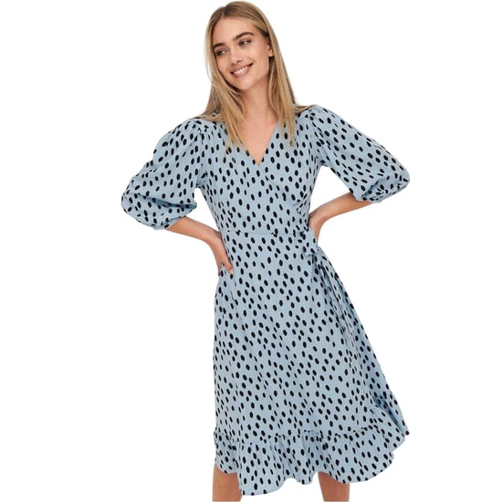 Only Dames/Dames Reguliere Wikkeljurk (Blauwe Mist) - Image 1