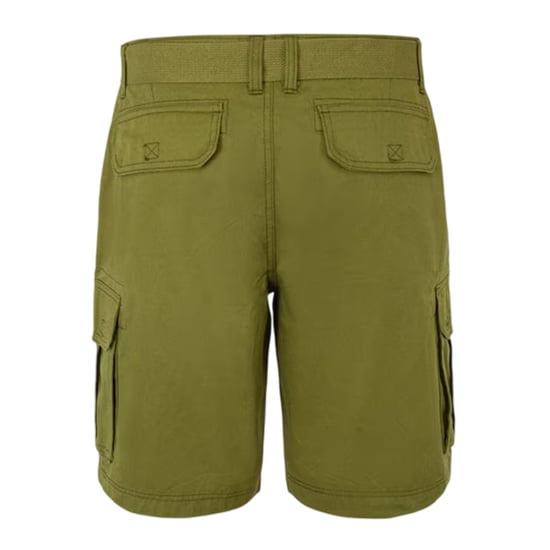 SoulCal Cargo-shorts voor heren met gewassen look (Olijf) - Image 2