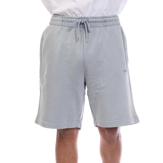Hugo Herenkatoenen shorts met logo en relaxte pasvorm (Blauw) - Image 3