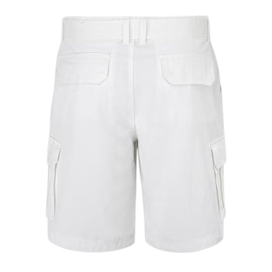 SoulCal Cargo-shorts voor heren met gewassen look (Wit) - Image 2