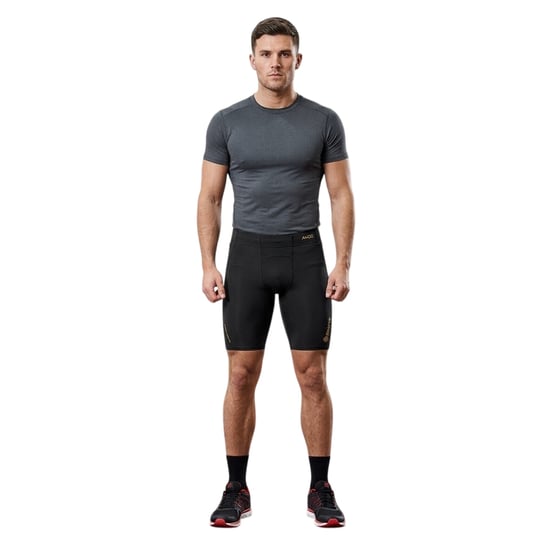 Skins Mannen A400 Trainings Compressie Shorts (Zwart) - Image 3