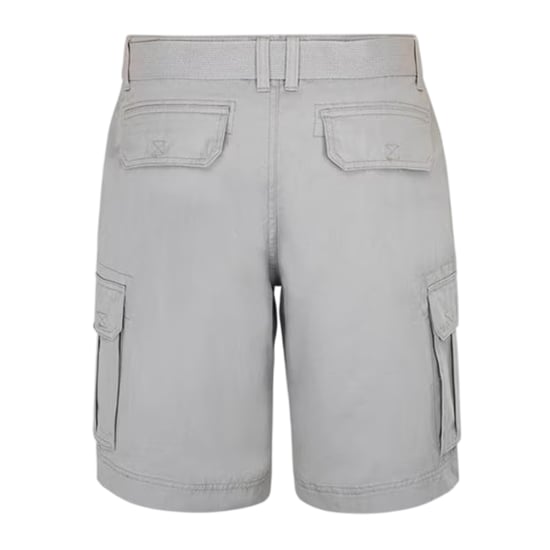 SoulCal Cargo-shorts voor heren met gewassen look (Zilver) - Image 2