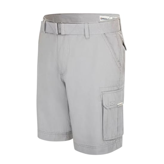 SoulCal Cargo-shorts voor heren met gewassen look (Zilver) - Image 3