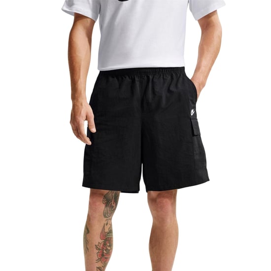 Nike Heren Utility Club Cargo Shorts (Zwart/Wit) - Image 1