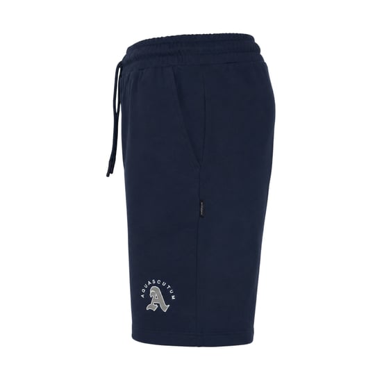 Aquascutum Klassieke herensweatshorts met logo en trekkoord in de taille (Marine) - Image 3