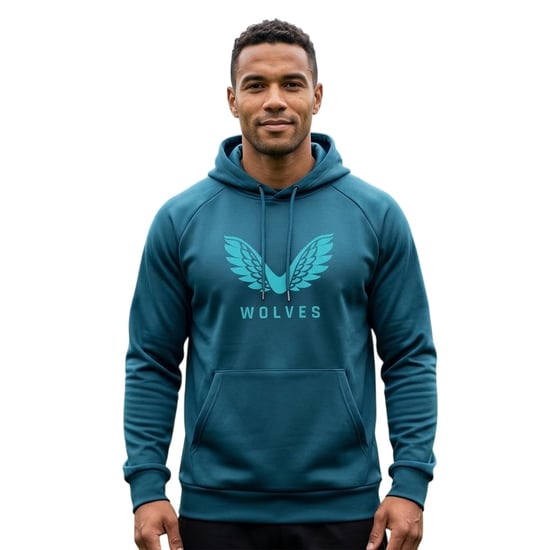 Castore Hoodie voor heren met wolvenmotief (Baai Groen) - Image 3