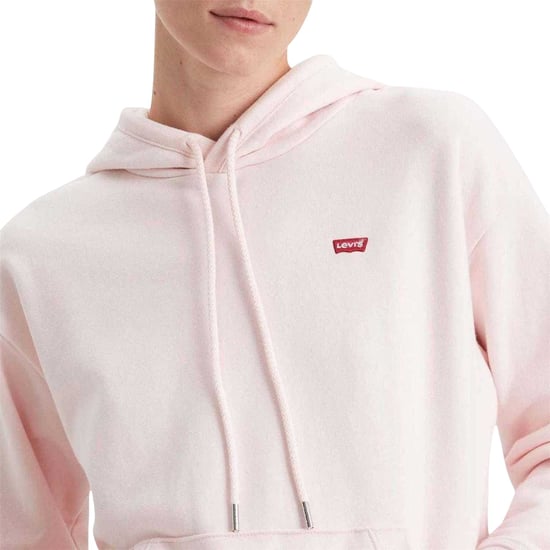 Levis Dames/Dames Relaxed Fit Hoodie (Roze) - Image 4