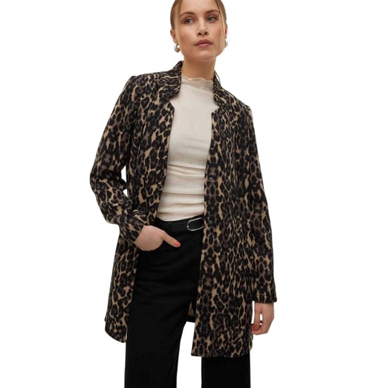 Vero Moda Dames Katrine Luipaardprint Jas (Bruin) - Image 3