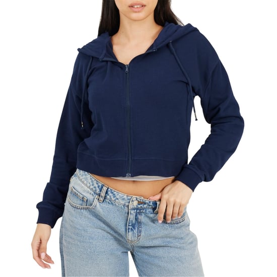 Brave Soul Dames/Dames Full Zip Hoodie (Marine) - Image 1