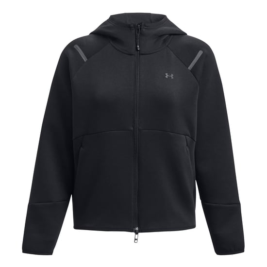 Under Armour Dames-sweatjack ‘Unstoppable’ in twee kleuren (Zwart) - Image 1