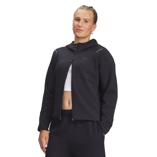Under Armour Dames-sweatjack ‘Unstoppable’ in twee kleuren (Zwart) - Image 3