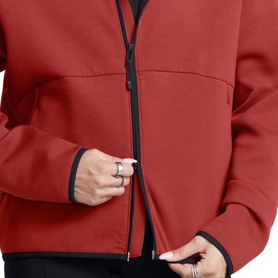 Under Armour Dames-sweatjack ‘Unstoppable’ in twee kleuren (Oranje) - Image 5