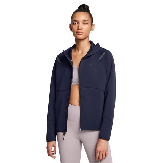 Under Armour Dames-sweatjack ‘Unstoppable’ in twee kleuren (Blauw) - Image 3