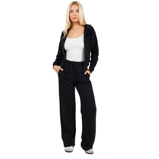 Brave Soul Dames/Dames Full Zip Hoodie (Zwart) - Image 1