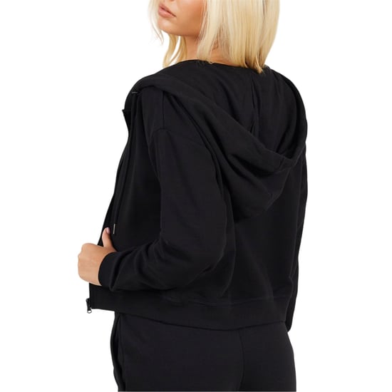 Brave Soul Dames/Dames Full Zip Hoodie (Zwart) - Image 3