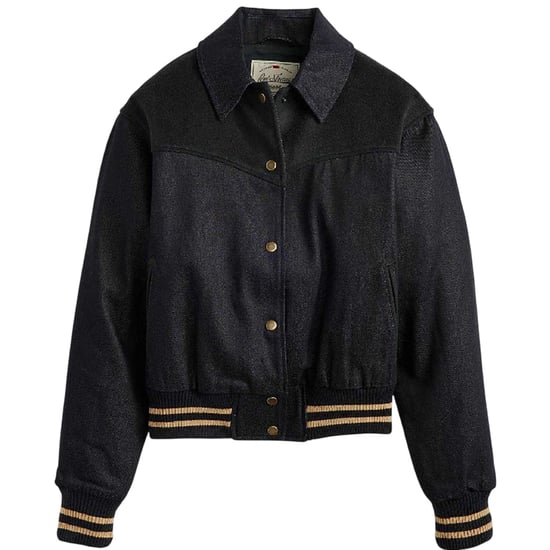 Levi's Dames Lennox Snap-Front Varsity Jacket (Blauw) - Image 1