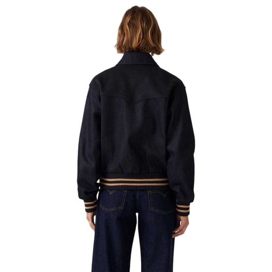 Levi's Dames Lennox Snap-Front Varsity Jacket (Blauw) - Image 2