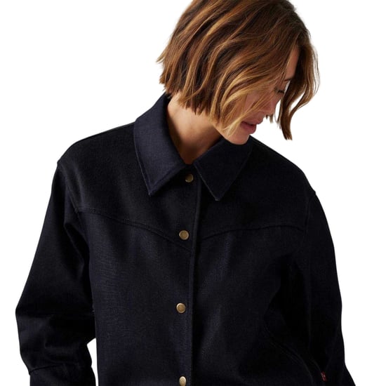 Levi's Dames Lennox Snap-Front Varsity Jacket (Blauw) - Image 3