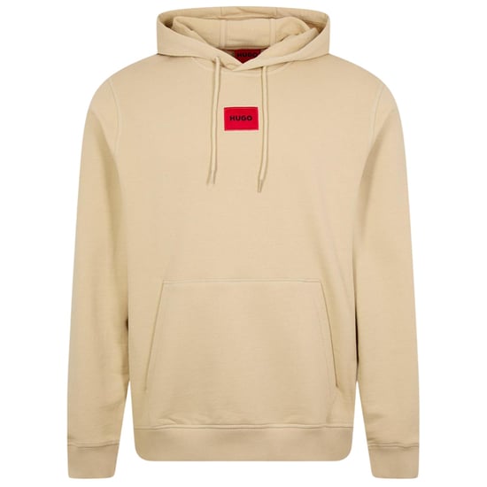 Hugo Heren Pullover Hoodie Katoenmix (Beige) - Image 2