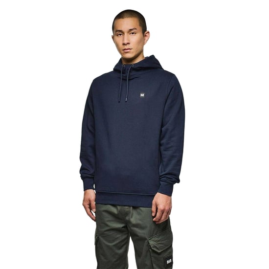 Weekend Offender Hoodie met trekkoord en verborgen zak van gekamd katoen voor heren (Marine) - Image 3