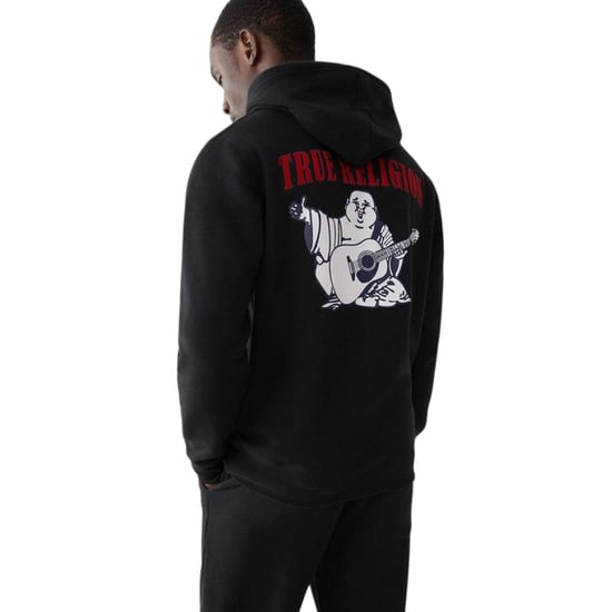 True Religion Heren Pullover Hoodie (Zwart) - Image 3