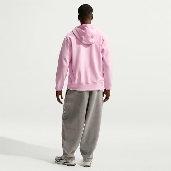 Nike Heren-sportkleding: Club-hoodie met doorlopende ritssluiting (Roze schuim) - Image 5