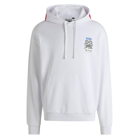 Hugo Hoodie met verlaagde schouders en trekkoord voor heren (Wit) - Image 1