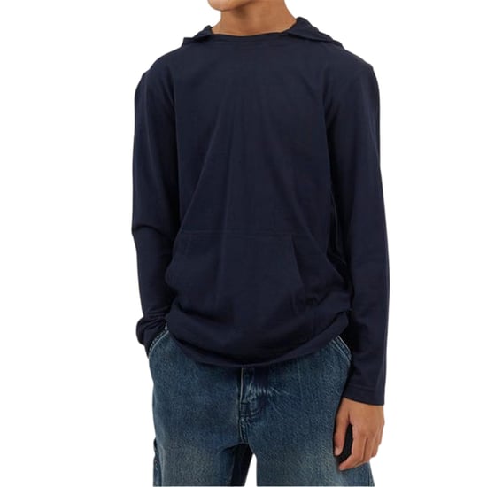 Brave Soul Hoodie met ingezette mouwen voor jongens (Rijke marine) - Image 2