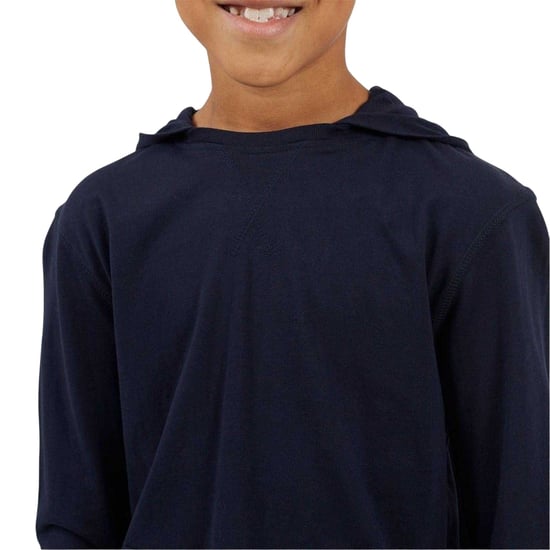 Brave Soul Hoodie met ingezette mouwen voor jongens (Rijke marine) - Image 4