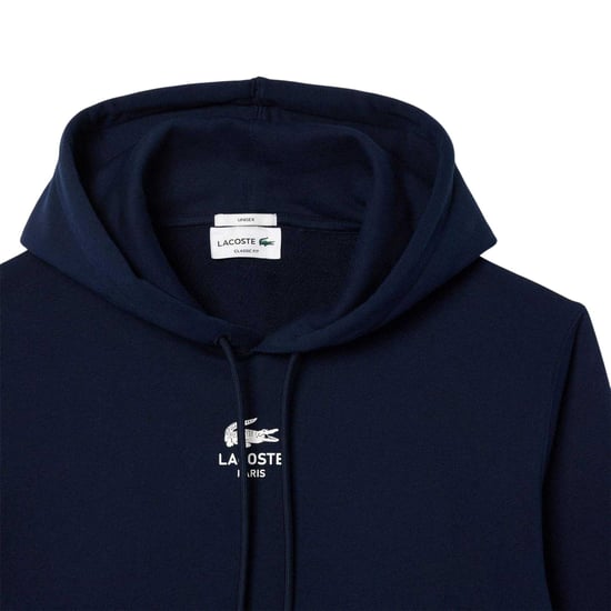 Lacoste Klassieke hoodie met capuchon voor volwassenen (unisex) (Blauw) - Image 3
