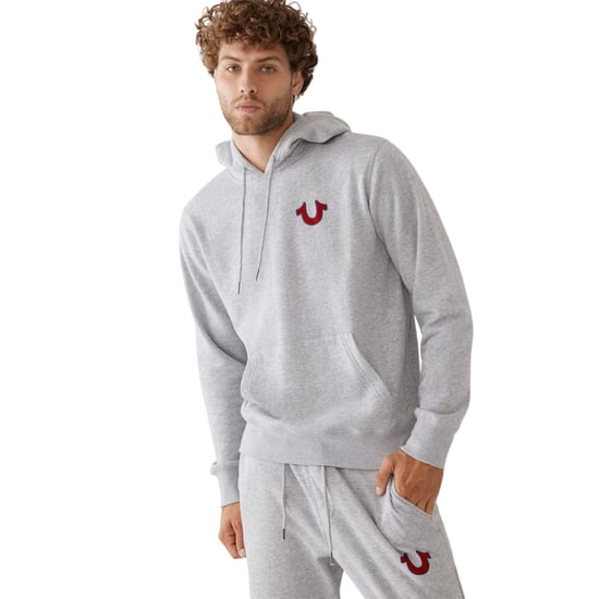 True Religion Heren Pullover Hoodie (Heide Grijs) - Image 2