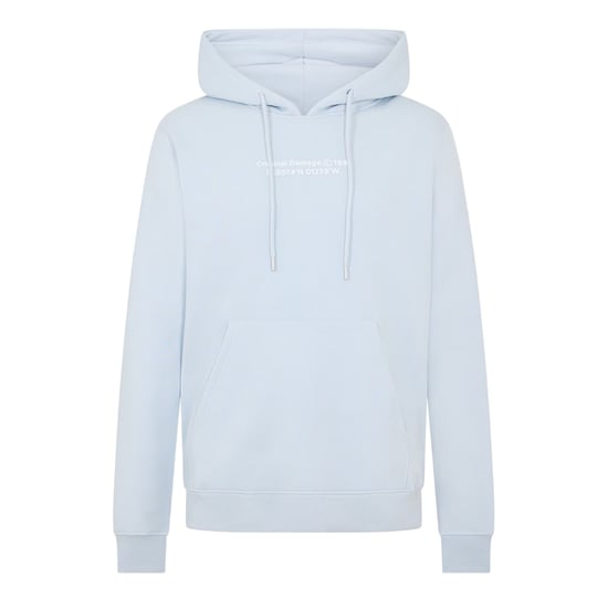 Criminal Damage Herenlogo Hoodie (Licht Blauw) - Image 1