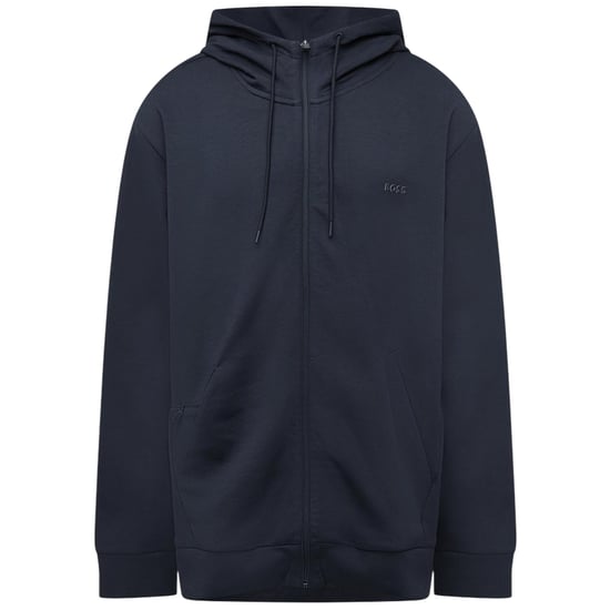 Boss Heren-sweatjack met losse pasvorm (Donkerblauw) - Image 2
