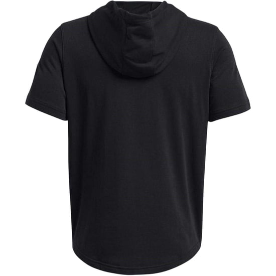 Under Armour Heren Project Rock-hoodie met korte mouwen (Zwart) - Image 3