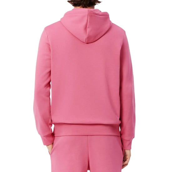 Lacoste Heren Gebreide Volledige Rits Hoodie (Roze) - Image 2