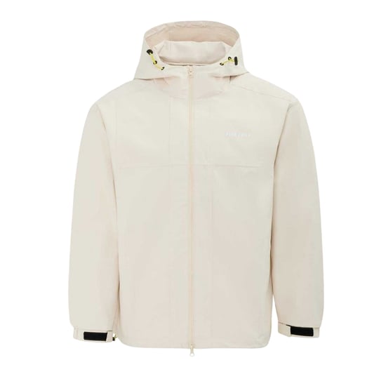 Firetrap Heren Lichtgewicht Jas met Capuchon (Beige) - Image 1