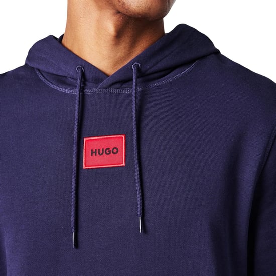 Hugo Heren Pullover Hoodie Katoenmix (Marine) - Image 4