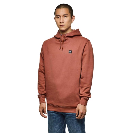 Weekend Offender Heren Combed Katoenen Hoodie (Roest) - Image 1