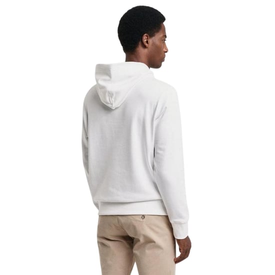 Gant Heren Shield Regular Hoodie (Wit) - Image 2