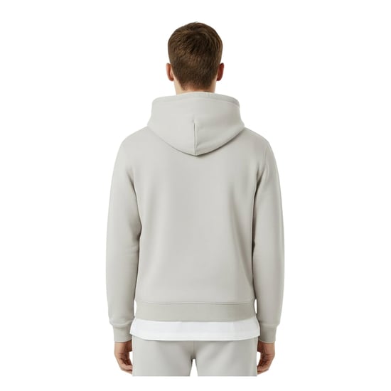 Hugo Heren Pullover Hoodie Katoenmix (Pastel Grijs) - Image 4