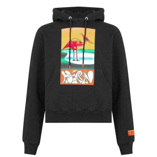 Heron Preston Herenhoodie met abstract motief (Zwart) - Image 2