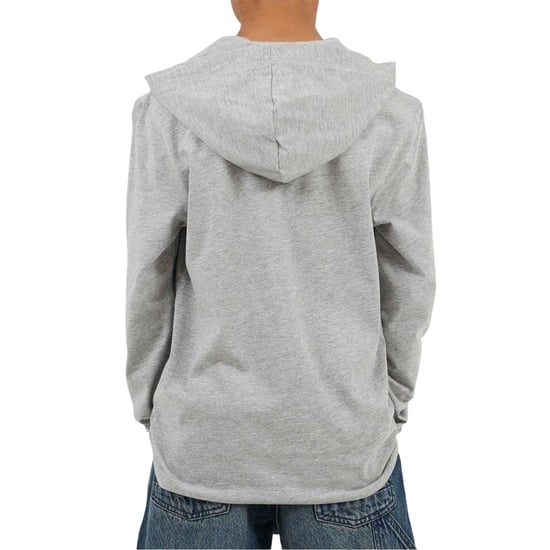 Brave Soul Hoodie met ingezette mouwen voor jongens (Lichtgrijs) - Image 2