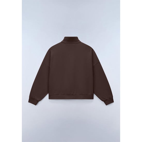 Napapijri Dames/Dames Almas Sweatshirt met Kwartrits (Bruin) - Image 2
