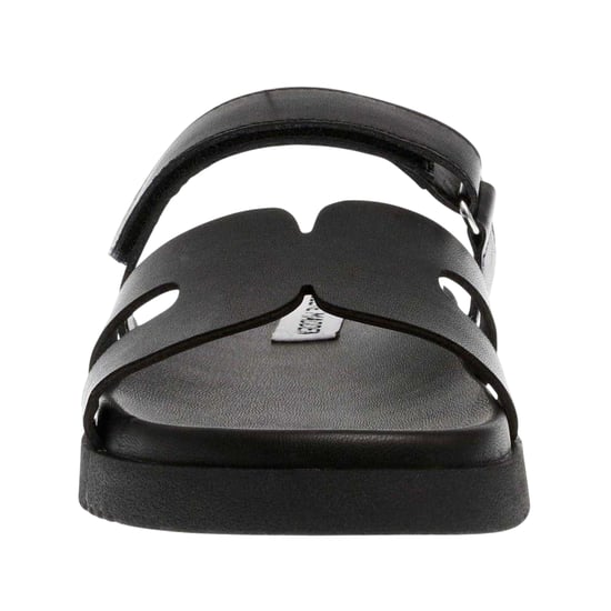 Steve Madden Kinderen/Kids Missile-E leren platte slippers (Zwart) - Image 4