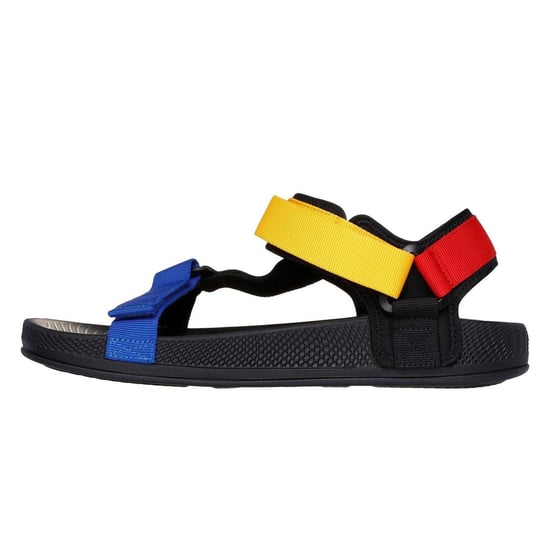 Skechers Heren Hyperslide Textiel Slippers (Zwart) - Image 2