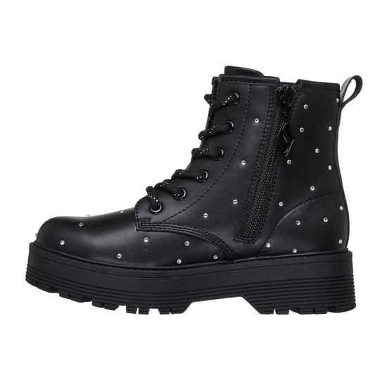 Skechers Meisjes Rhinestone Platform Enkellaarsjes (Zwart) - Image 2