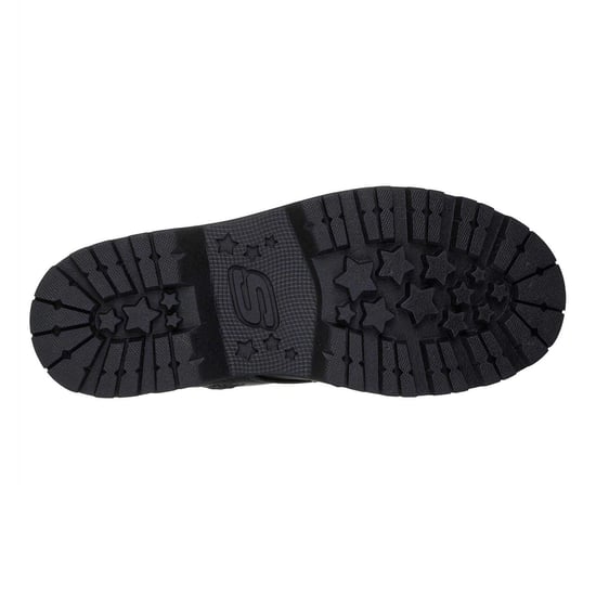 Skechers Meisjes Rhinestone Platform Enkellaarsjes (Zwart) - Image 4