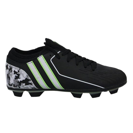 Patrick Voetbalschoenen met veters voor kinderen in camouflageprint (Zwart) - Image 1