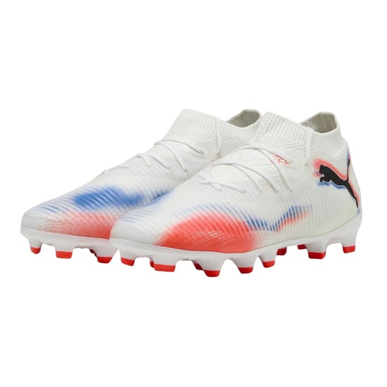 Puma Voetbalschoenen voor kinderen: Future 8 Pro voor kunstgras (Wit, Zwart, Rood) - Image 4