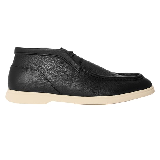 Boss Heren Sienne Desb Leren Chukka Boots (Zwart) - Image 1